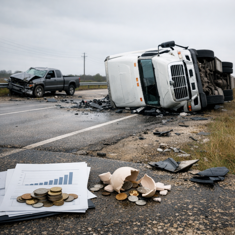401k match loss truck illustration for 401k matching loss due to income disruption