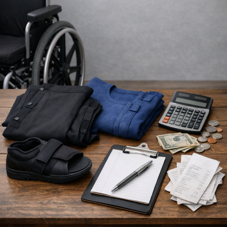 adaptive clothing costs injury illustration for Adaptive clothing expenses