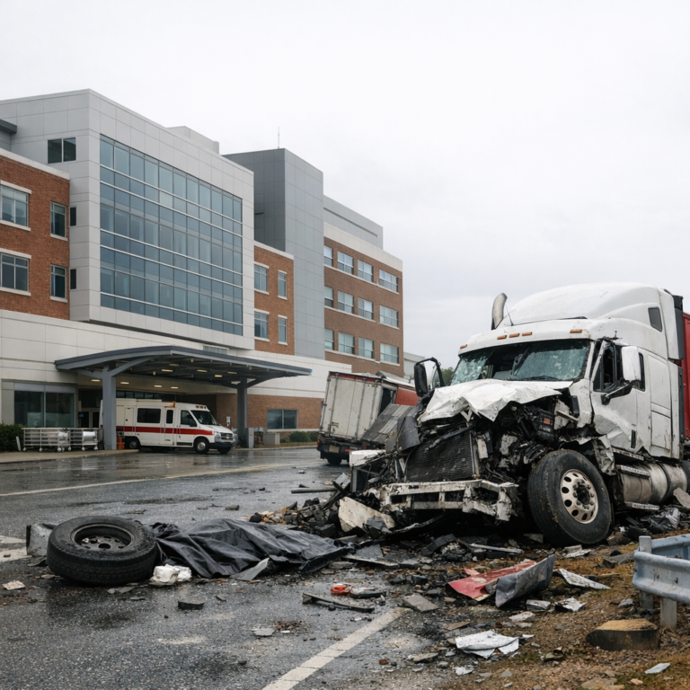 charity care hospital truck illustration for Charity care options for hospital treatment after truck crashes