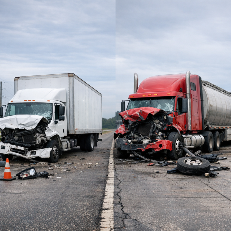 short vs long income loss truck illustration for Comparing short term and long term income loss