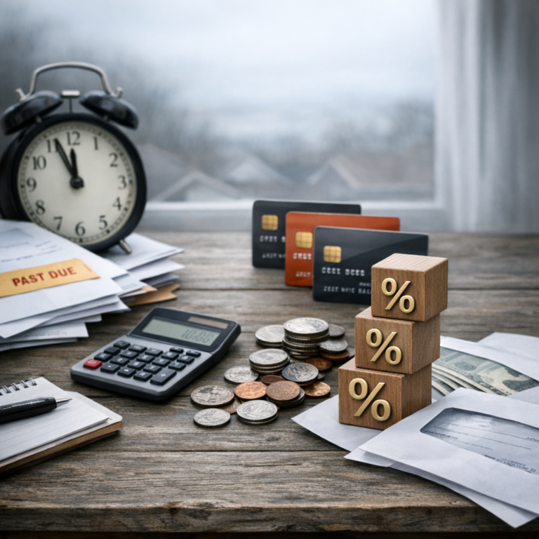 interest costs delayed income illustration for Credit card interest costs due to delayed income