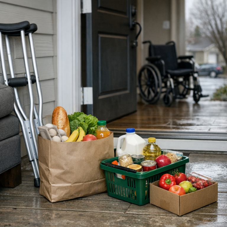 grocery delivery costs injury illustration for Grocery delivery costs during recovery