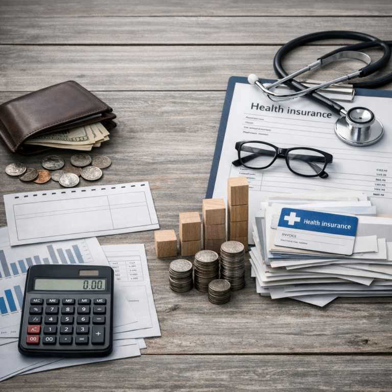 premium impact lost wages illustration for Health insurance premium impact from lost wages