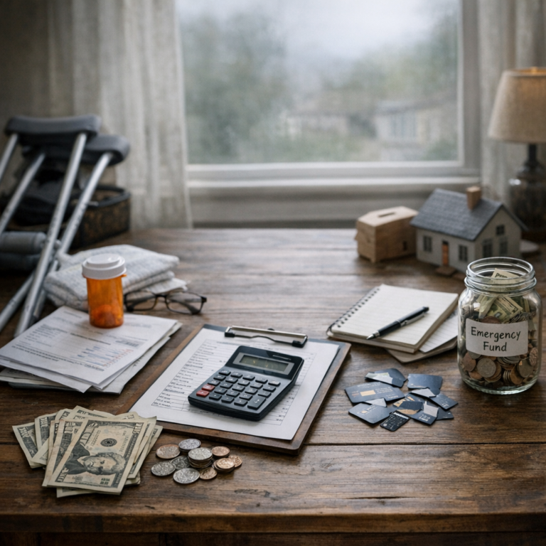 spending adjustment injury illustration for How families adjust spending habits