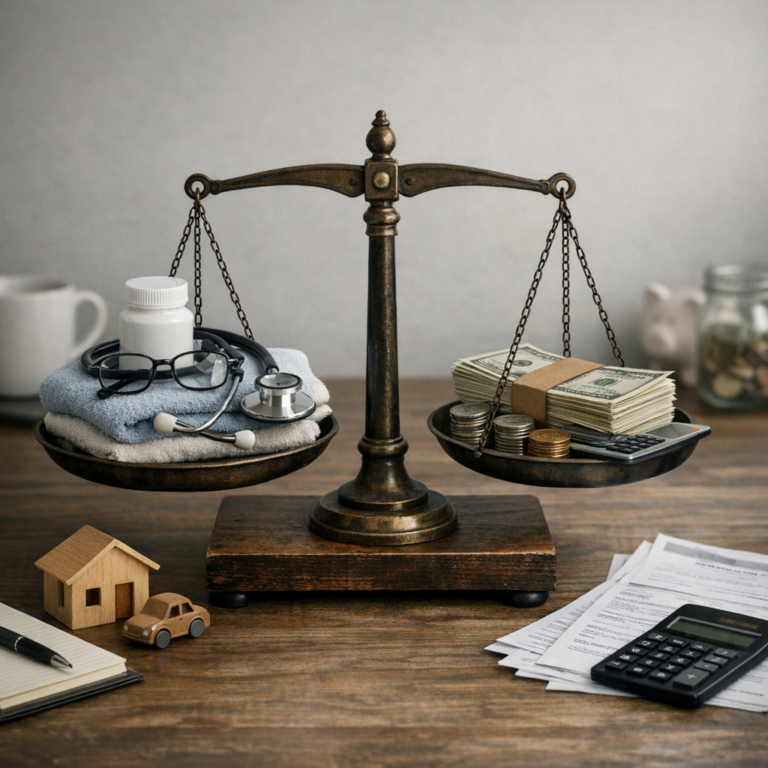 balancing care and costs illustration for How families balance care and costs