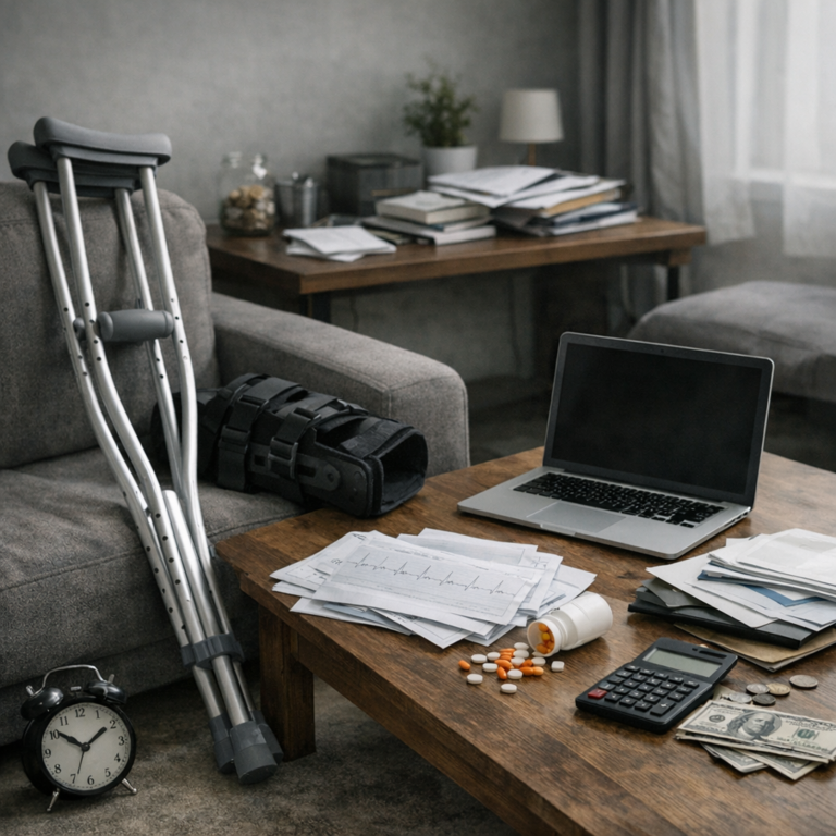 delayed financial decisions injury illustration for How financial decisions are delayed