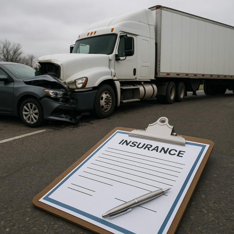 insurance coverage limits truck illustration for Insurance coverage limits for medical treatment after truck accidents
