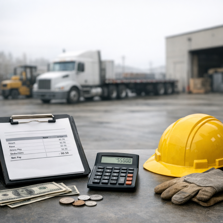 Illustration of Light duty income reduction after truck injuries