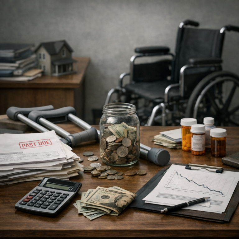 Illustration of Long term financial burden of catastrophic injuries