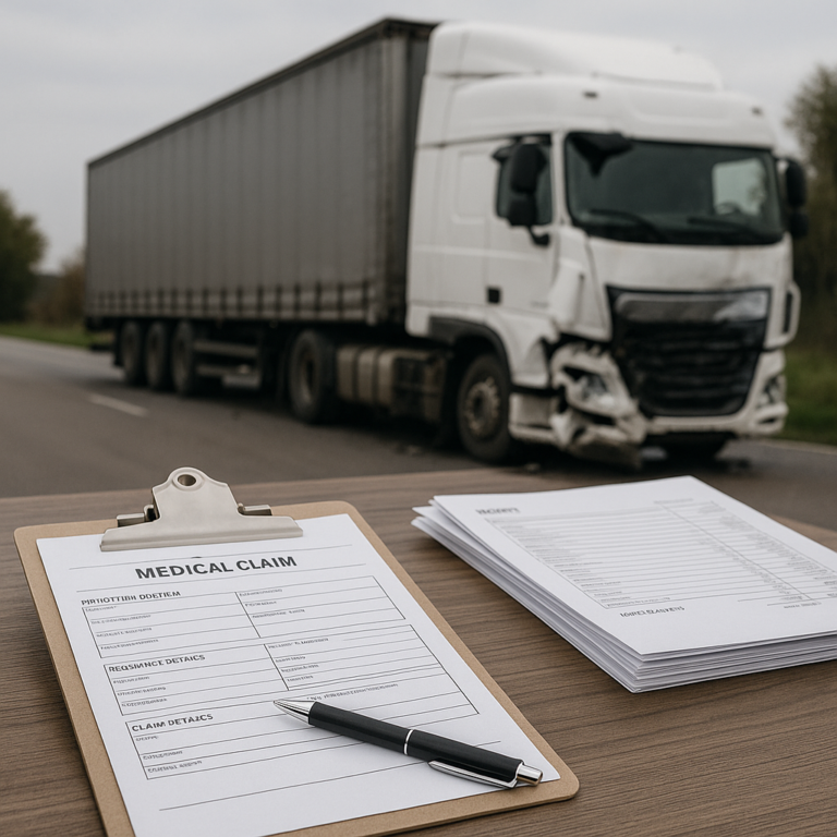 medical claim documentation truck illustration for Medical claim documentation required by insurers