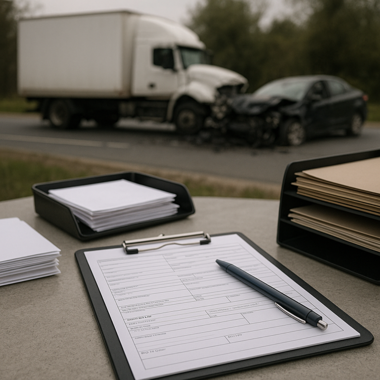 reprocessing medical claims truck illustration for Reprocessing medical claims after truck accidents