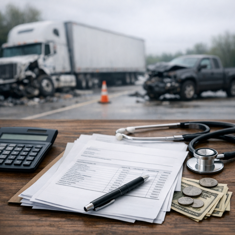 self pay hospital billing truck illustration for Self pay hospital billing after truck accidents