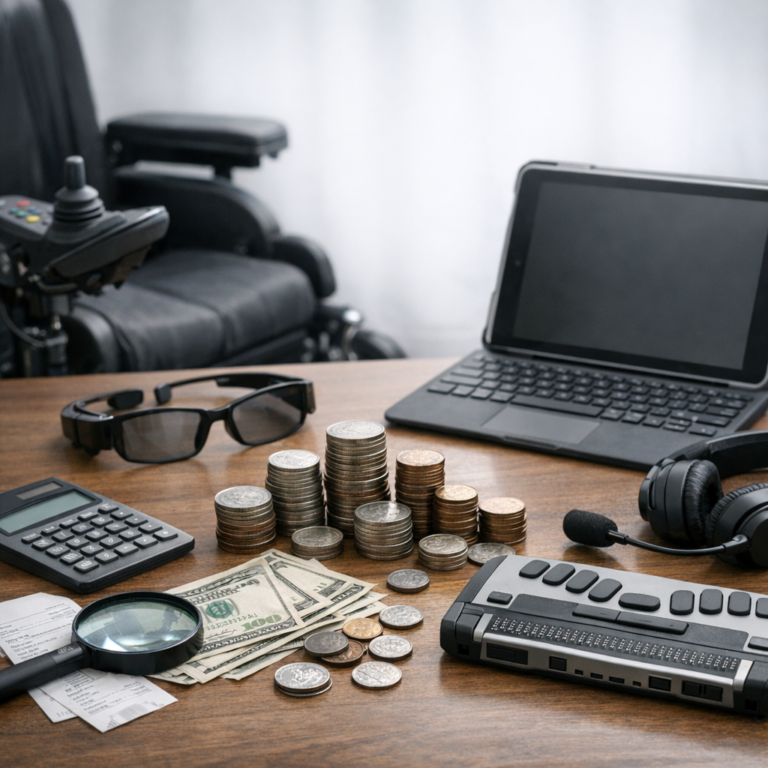 assistive technology costs illustration for Technology assistive device costs