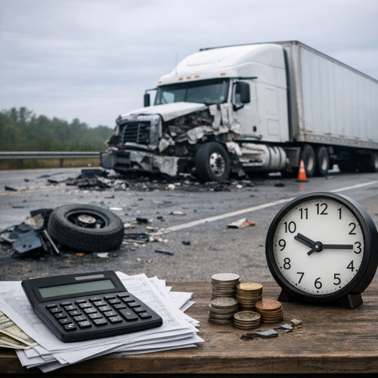 cumulative wage loss truck illustration for Understanding cumulative wage loss after truck injuries