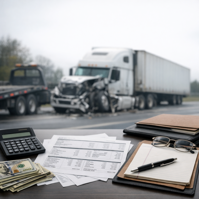 income documentation truck illustration for Understanding income documentation after truck injuries