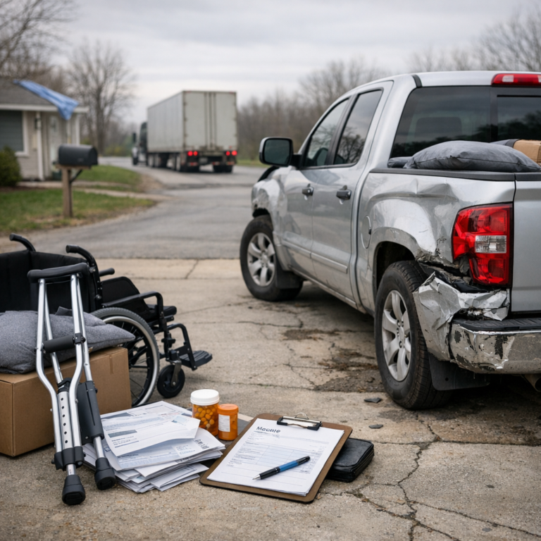 ongoing expenses truck injury illustration for Why do expenses continue after treatment ends