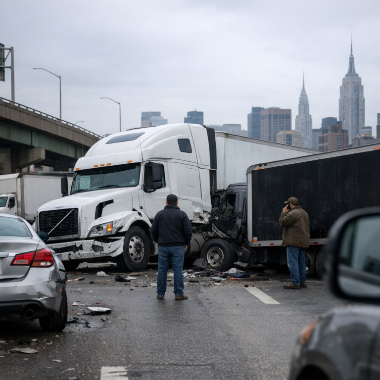 new york liability truck accident illustration for How liability is handled in New York truck accident claims