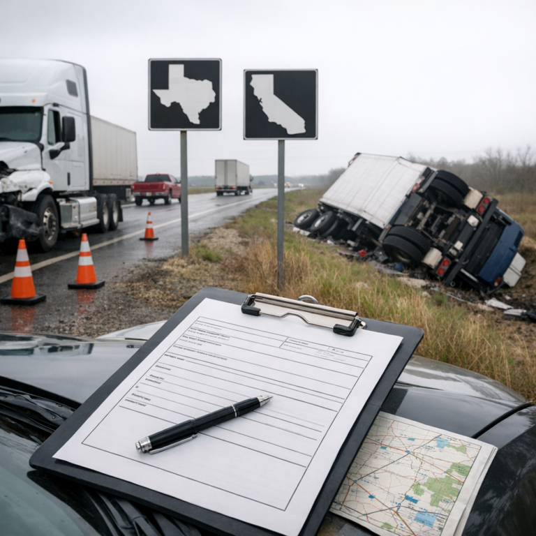 truck accident reporting laws by state illustration for How truck accident reporting requirements vary by state