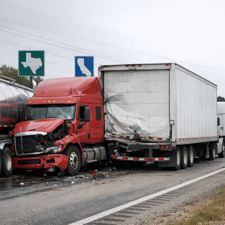 trucking regulations by state accident illustration for How trucking regulations differ by state
