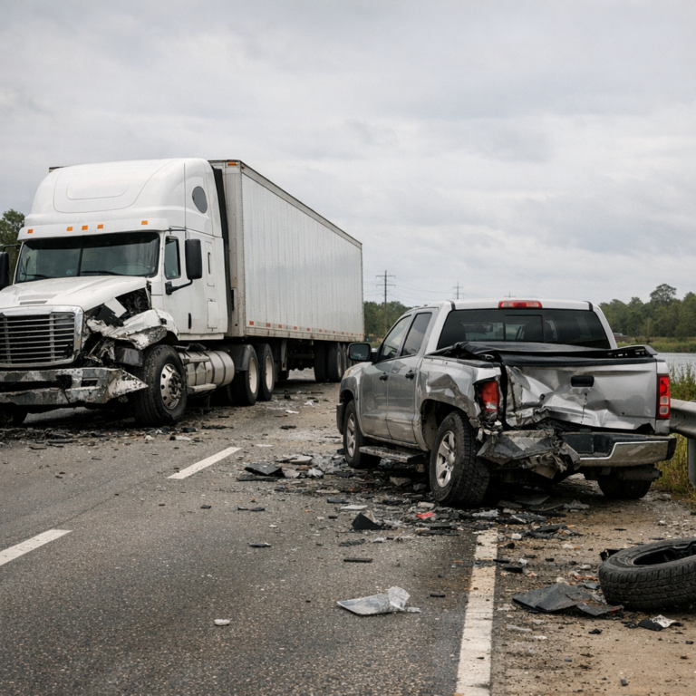 Illustration of Louisiana truck accident laws explained