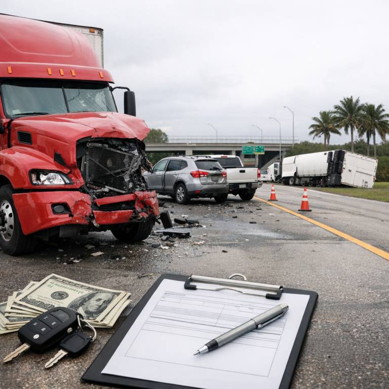 florida damages truck accident illustration for What damages are recoverable in Florida truck accident claims