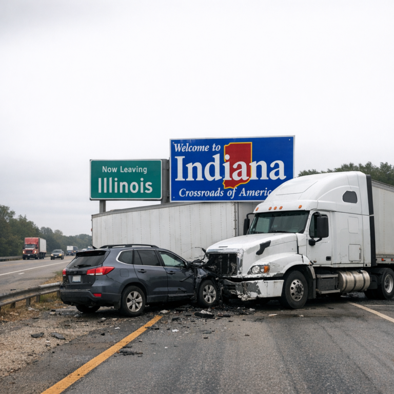 cross state truck accident laws illustration for What happens if a truck accident crosses state lines