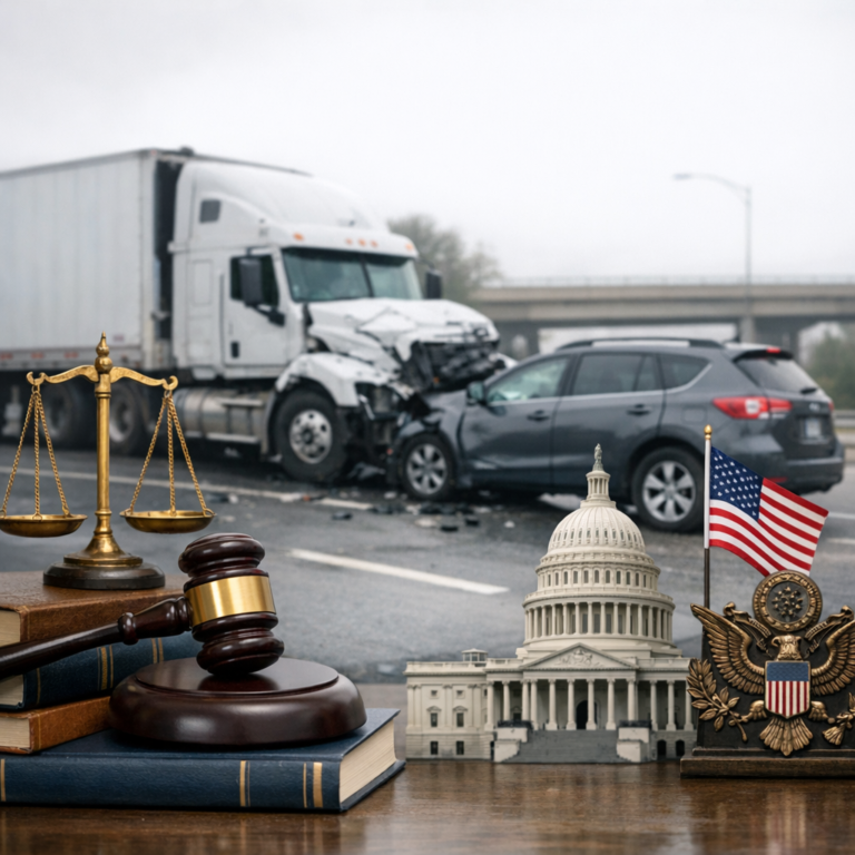 state federal conflict truck accident laws illustration for What happens if state and federal laws conflict in truck accident